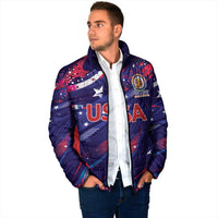 Custom United States Cricket Spirit 2026 Padded Jacket World T20 Edition - Wonder Print Shop