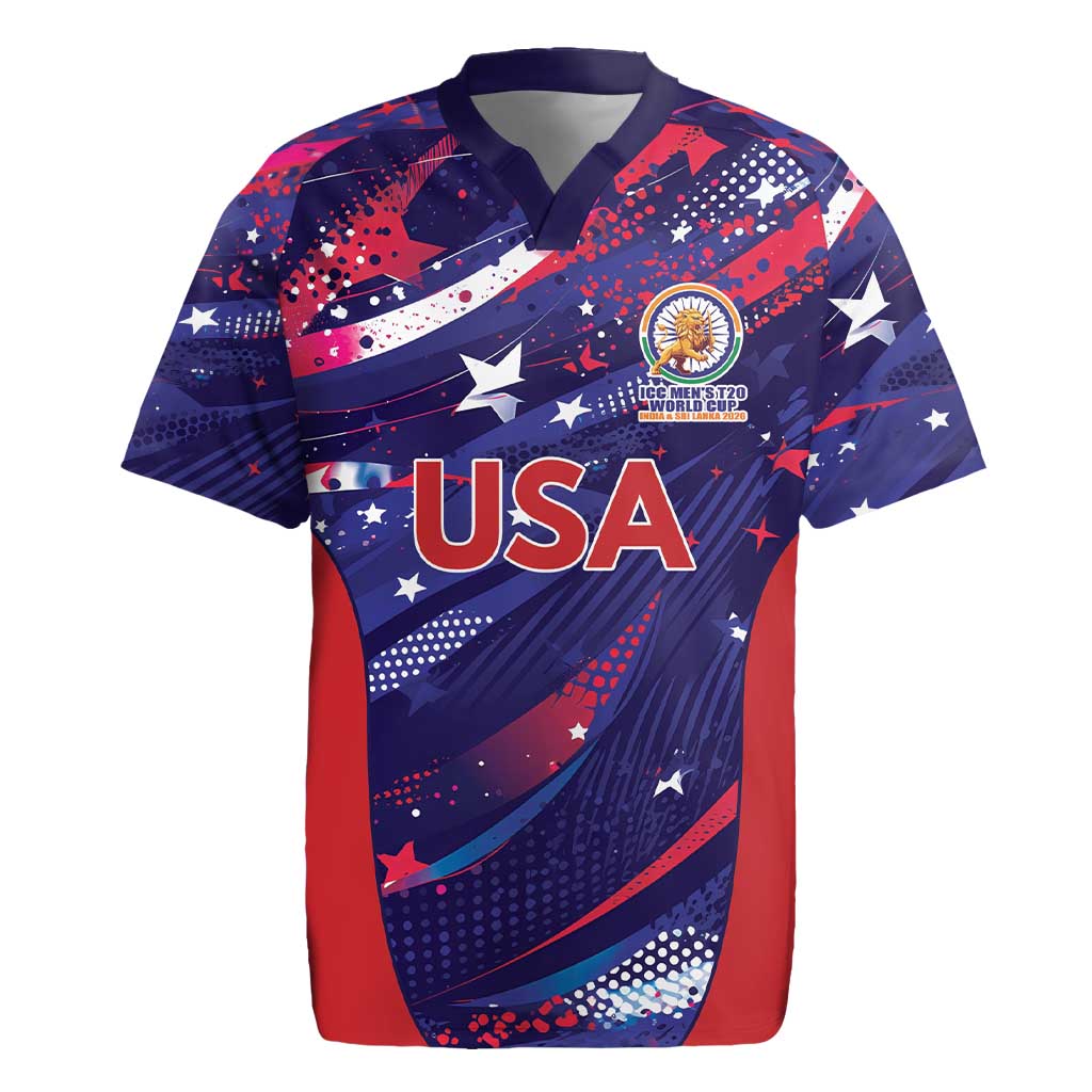 Custom United States Cricket Spirit 2026 Rugby Jersey World T20 Edition - Wonder Print Shop