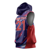 Custom United States Cricket Spirit 2026 Sleeveless Hoodie World T20 Edition - Wonder Print Shop