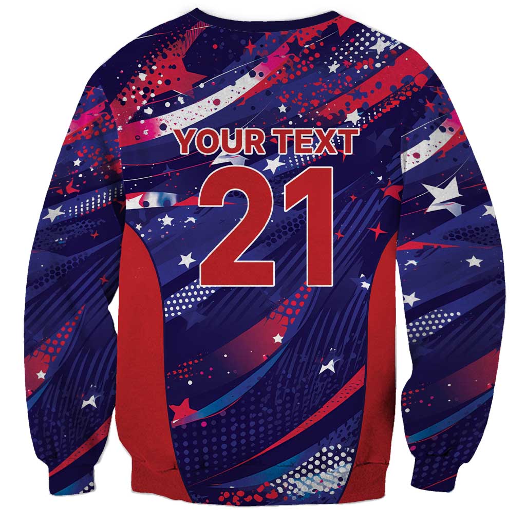 Custom United States Cricket Spirit 2026 Sweatshirt World T20 Edition - Wonder Print Shop