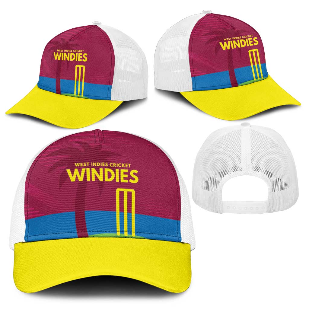 West Indies Cricket Spirit 2026 Baseball Net Cap World T20 Edition - Wonder Print Shop