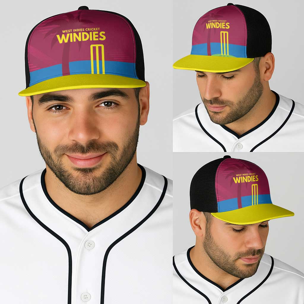 West Indies Cricket Spirit 2026 Baseball Net Cap World T20 Edition - Wonder Print Shop