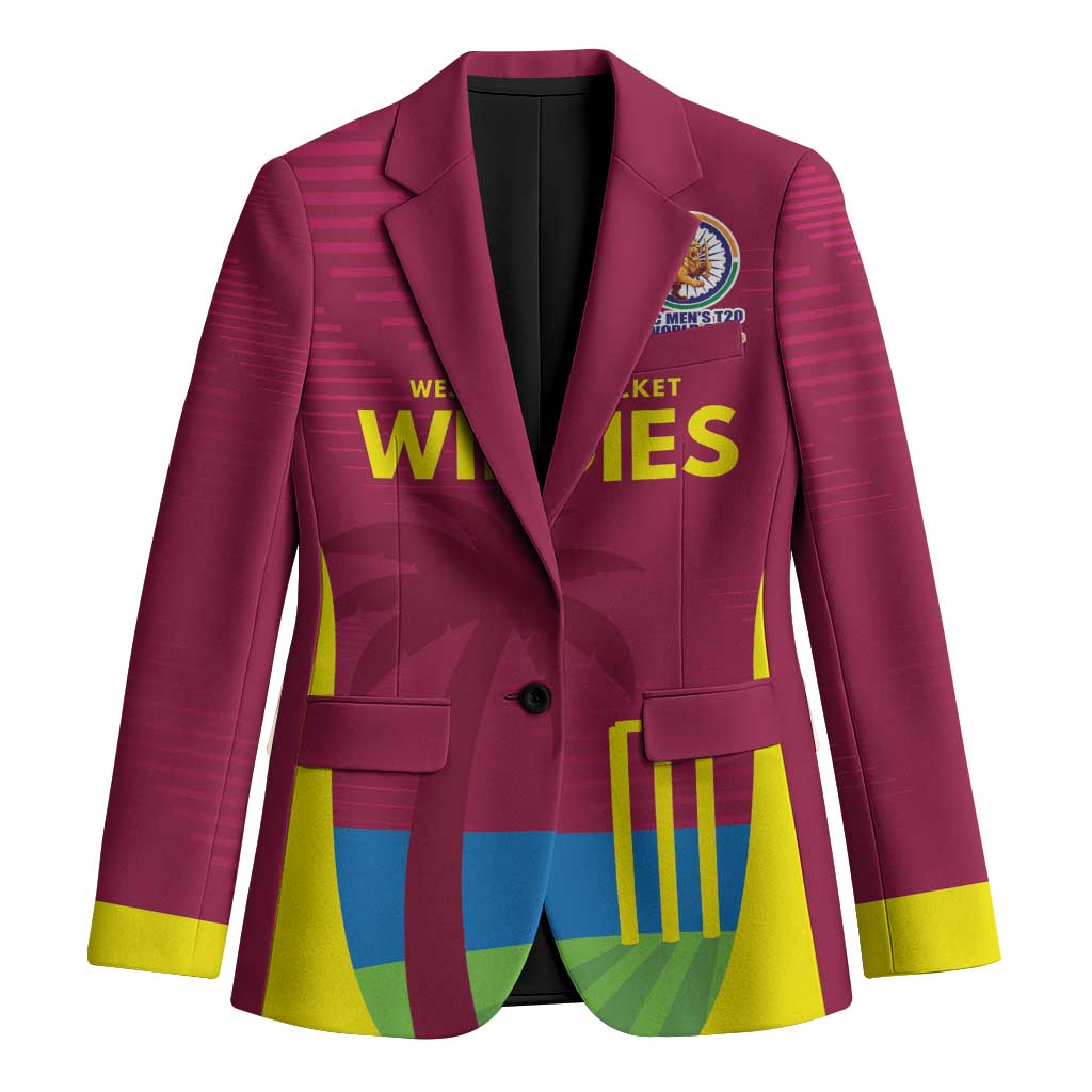 Custom West Indies Cricket Spirit 2026 Blazer World T20 Edition - Wonder Print Shop