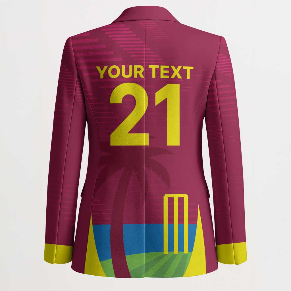 Custom West Indies Cricket Spirit 2026 Blazer World T20 Edition - Wonder Print Shop