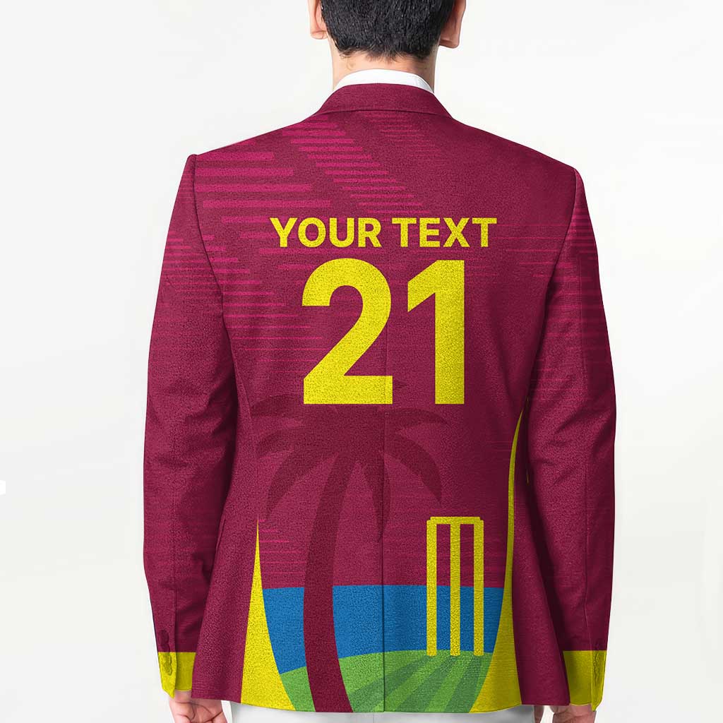Custom West Indies Cricket Spirit 2026 Blazer World T20 Edition - Wonder Print Shop