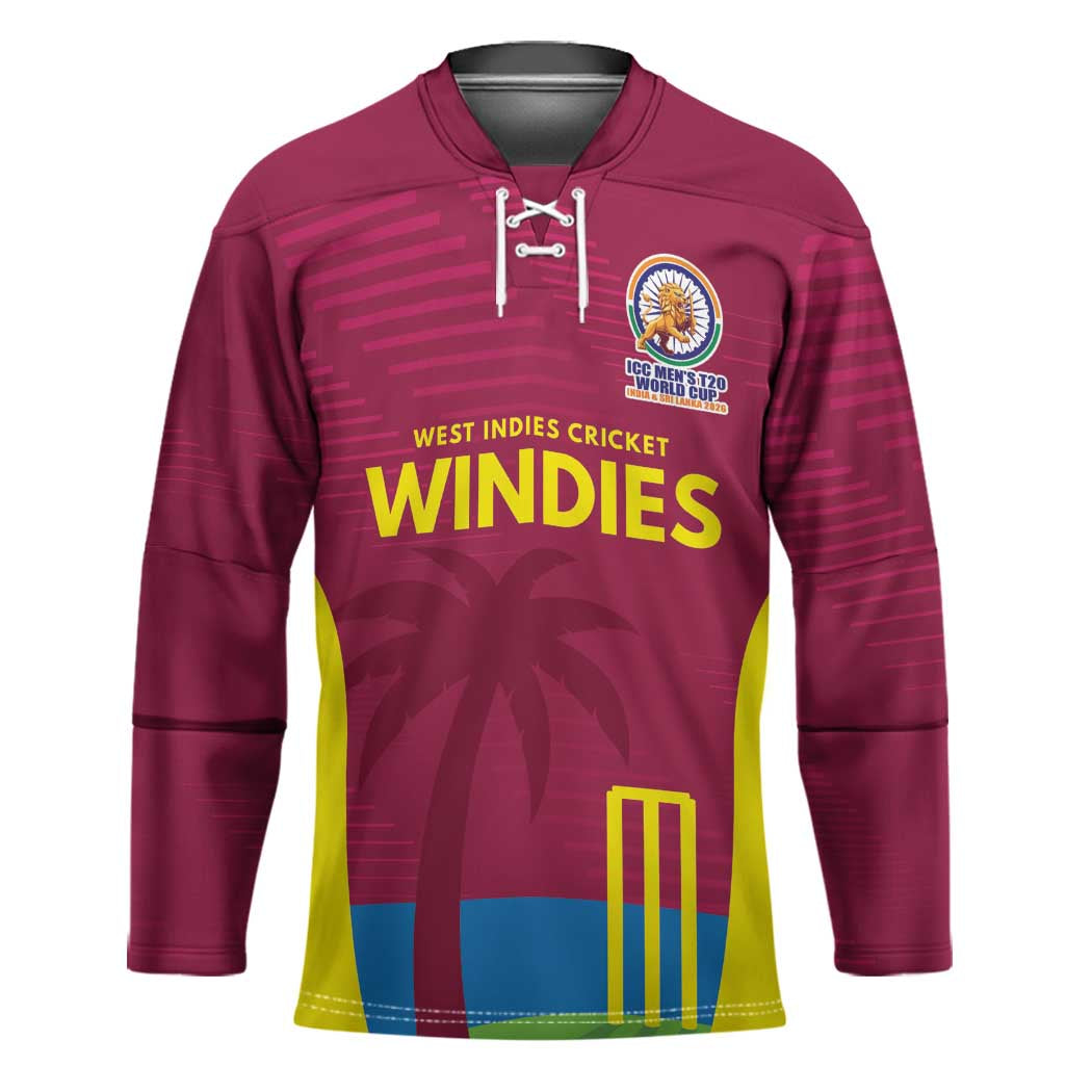 Custom West Indies Cricket Spirit 2026 Hockey Jersey World T20 Edition - Wonder Print Shop
