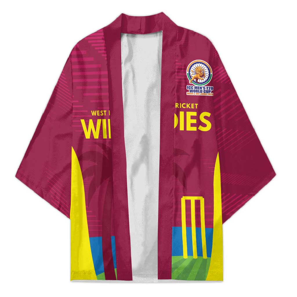 Custom West Indies Cricket Spirit 2026 Kimono World T20 Edition - Wonder Print Shop