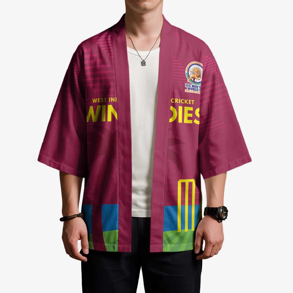 Custom West Indies Cricket Spirit 2026 Kimono World T20 Edition - Wonder Print Shop