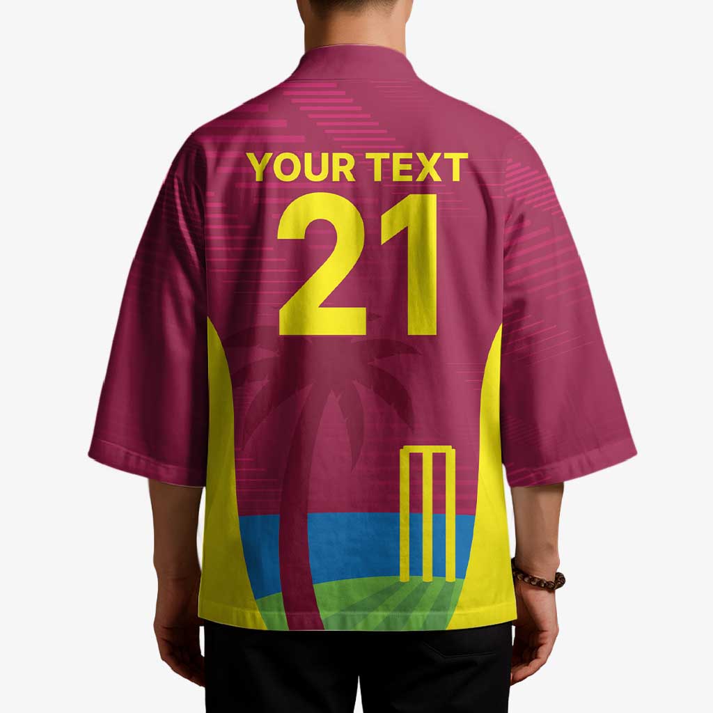 Custom West Indies Cricket Spirit 2026 Kimono World T20 Edition - Wonder Print Shop