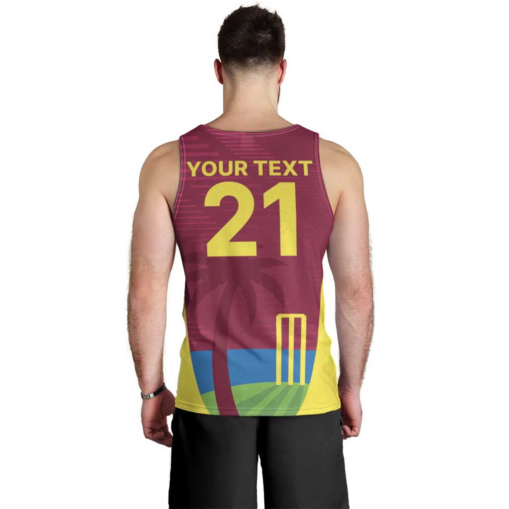 Custom West Indies Cricket Spirit 2026 Men Tank Top World T20 Edition - Wonder Print Shop