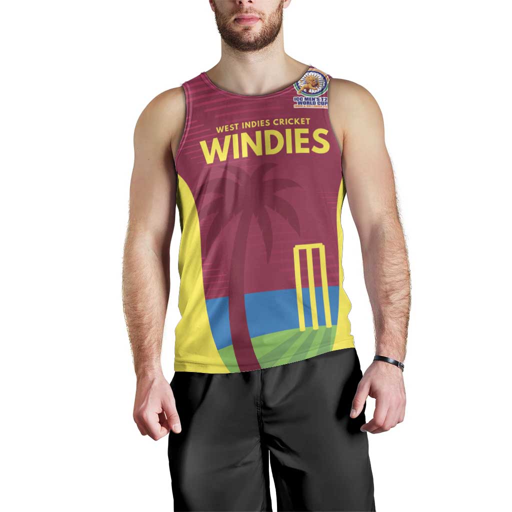 Custom West Indies Cricket Spirit 2026 Men Tank Top World T20 Edition - Wonder Print Shop
