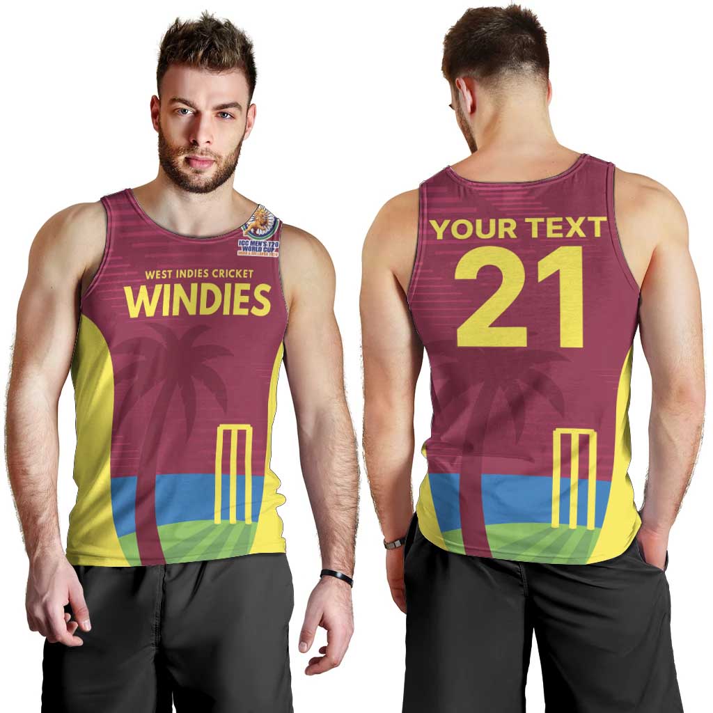 Custom West Indies Cricket Spirit 2026 Men Tank Top World T20 Edition - Wonder Print Shop