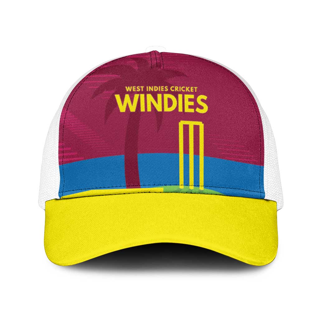 West Indies Cricket Spirit 2026 Mesh Trucker Cap World T20 Edition - Wonder Print Shop