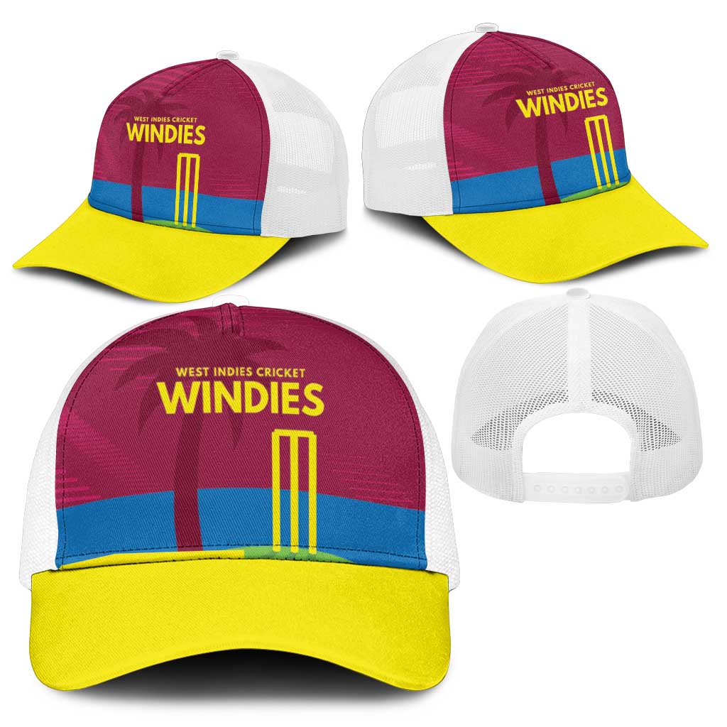 West Indies Cricket Spirit 2026 Mesh Trucker Cap World T20 Edition - Wonder Print Shop