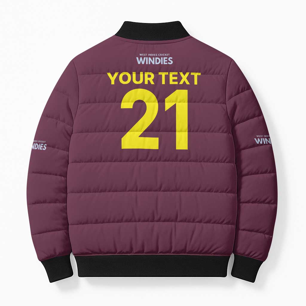 Custom West Indies 1999 Retro Bomber Puffer Jacket Classic Champion Vintage - Wonder Print Shop