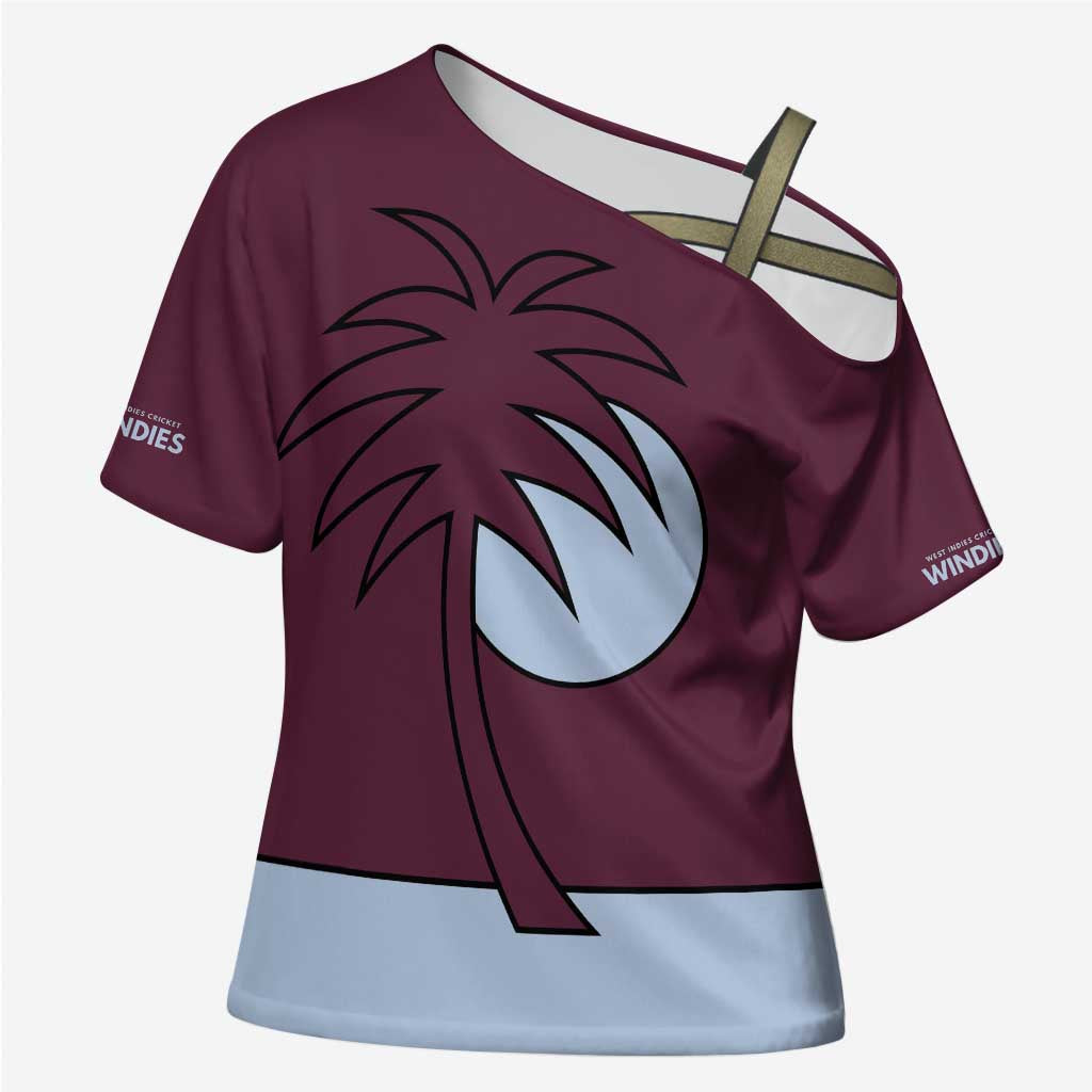 Custom West Indies 1999 Retro Cross Shoulder Shirt Classic Champion Vintage - Wonder Print Shop