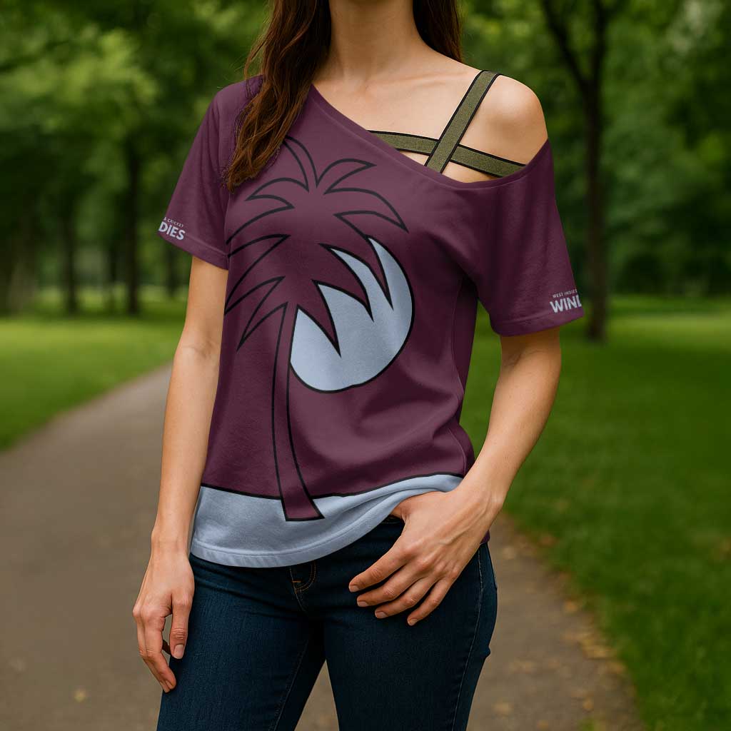 Custom West Indies 1999 Retro Cross Shoulder Shirt Classic Champion Vintage - Wonder Print Shop