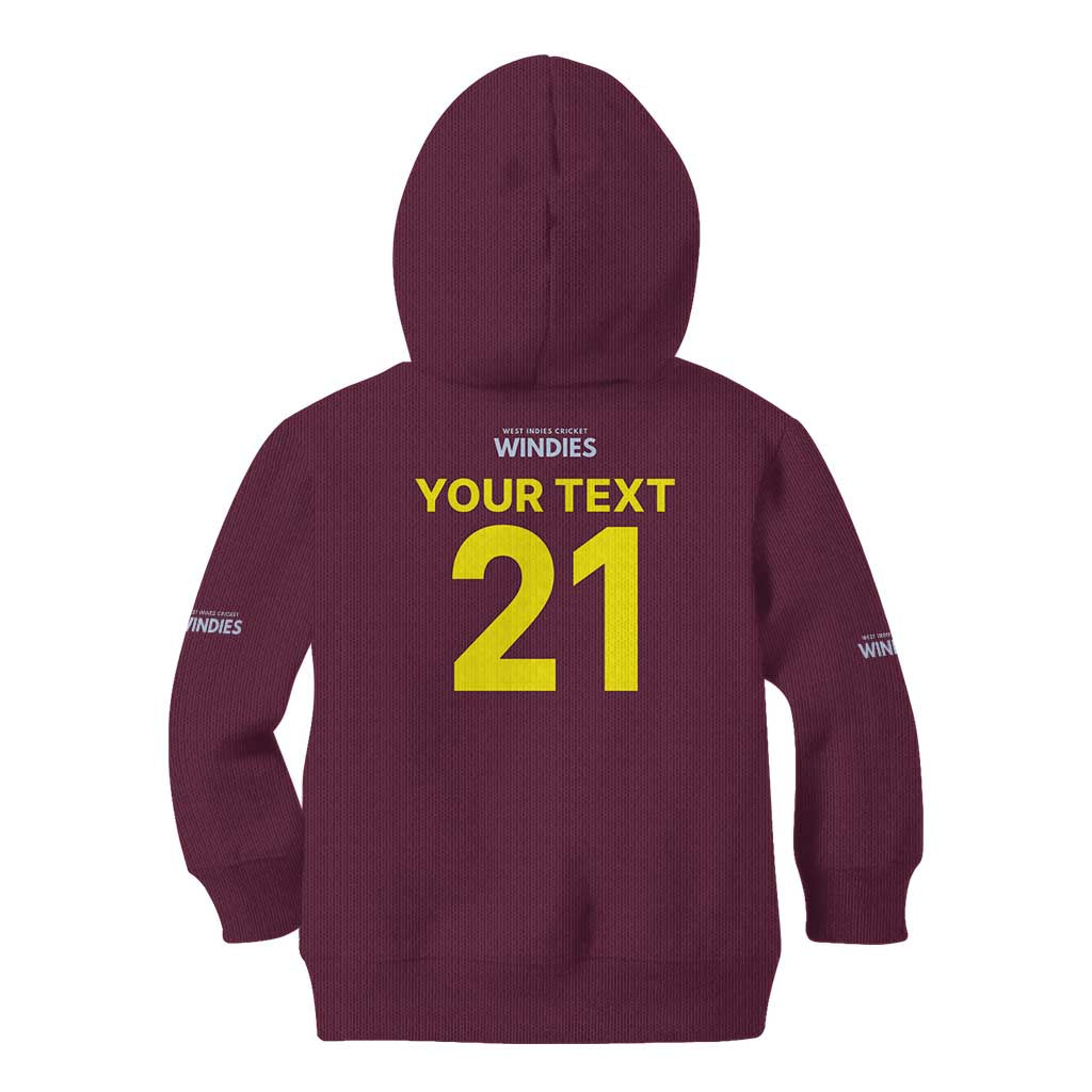 Custom West Indies 1999 Retro Kid Hoodie Classic Champion Vintage - Wonder Print Shop