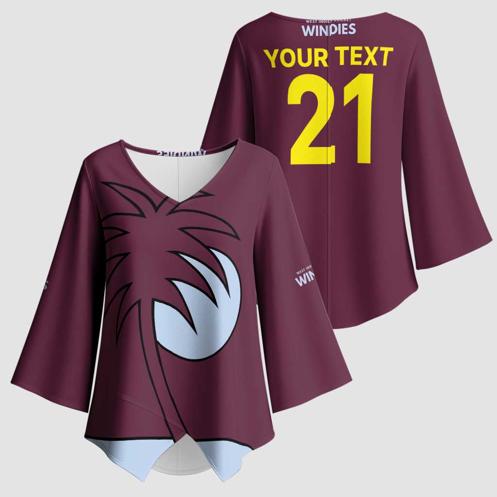 Custom West Indies 1999 Retro Kimono Sleeve Blouse Classic Champion Vintage - Wonder Print Shop