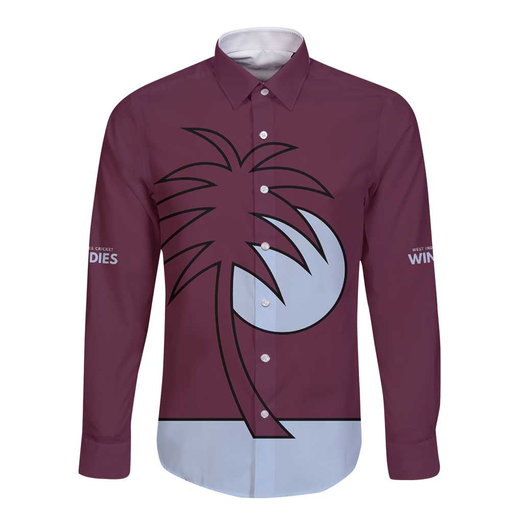 Custom West Indies 1999 Retro Long Sleeve Button Shirt Classic Champion Vintage - Wonder Print Shop