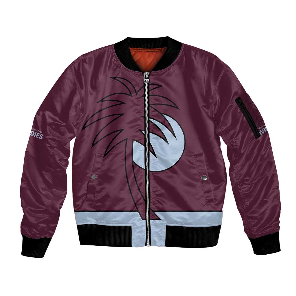 Custom West Indies 1999 Retro Sleeve Zip Bomber Jacket Classic Champion Vintage - Wonder Print Shop