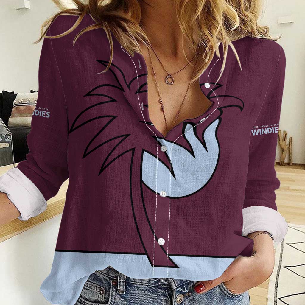 Custom West Indies 1999 Retro Women Casual Shirt Classic Champion Vintage - Wonder Print Shop