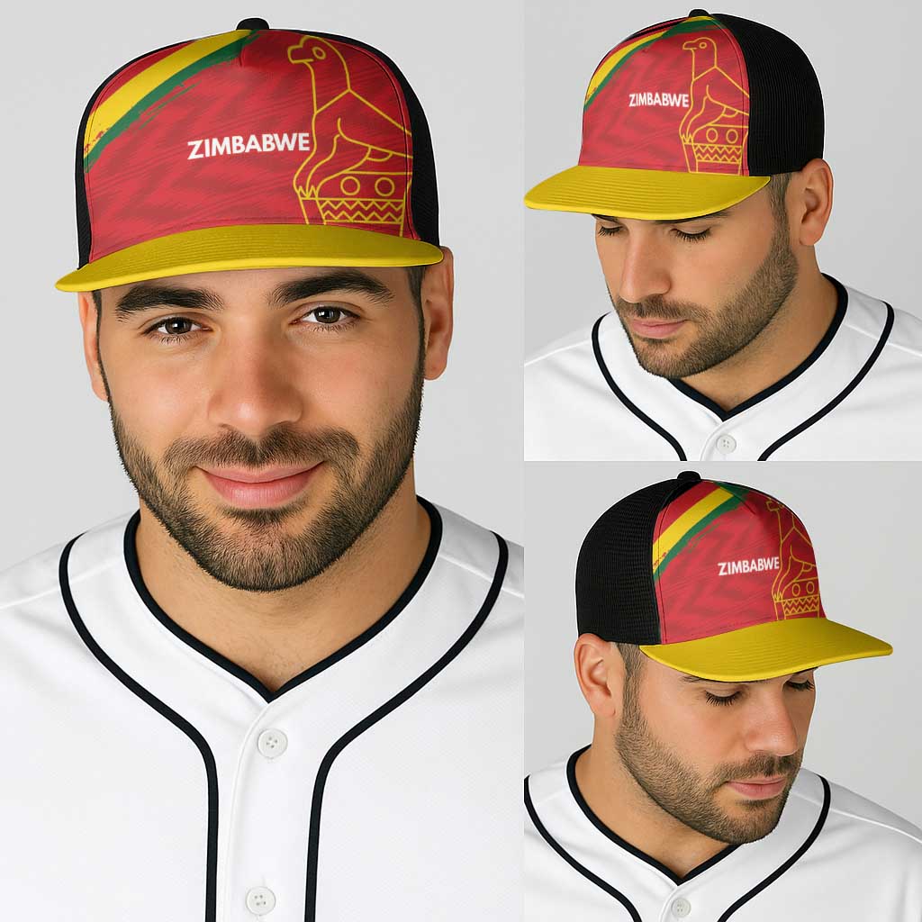 Zimbabwe Cricket Spirit 2026 Baseball Net Cap World T20 Edition - Wonder Print Shop