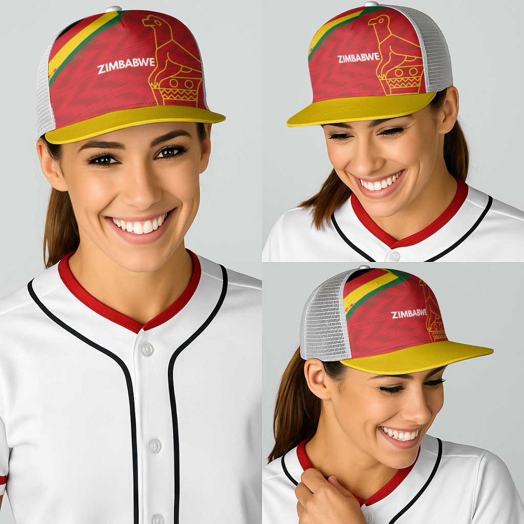 Zimbabwe Cricket Spirit 2026 Baseball Net Cap World T20 Edition - Wonder Print Shop