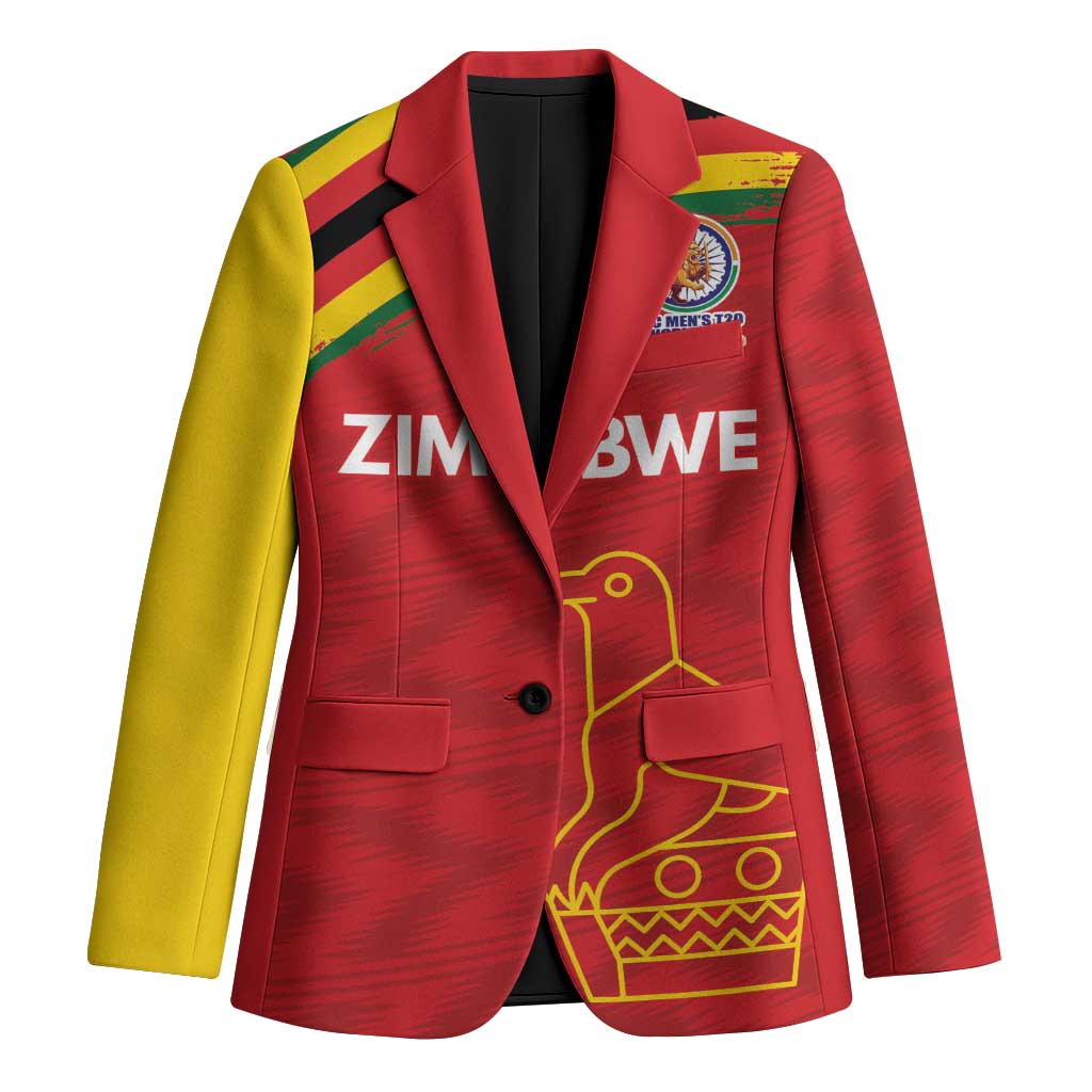 Custom Zimbabwe Cricket Spirit 2026 Blazer World T20 Edition - Wonder Print Shop