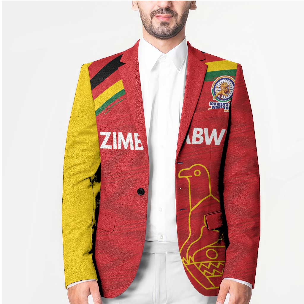 Custom Zimbabwe Cricket Spirit 2026 Blazer World T20 Edition - Wonder Print Shop