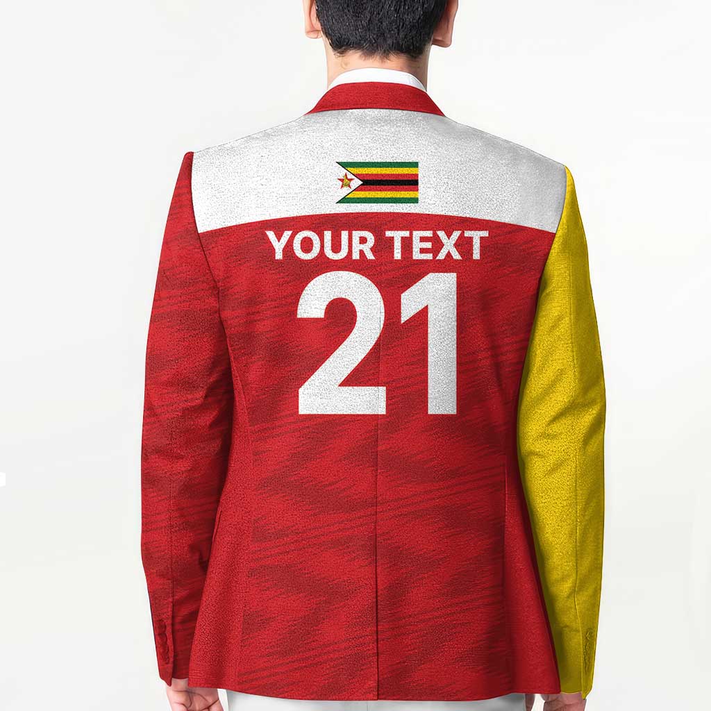 Custom Zimbabwe Cricket Spirit 2026 Blazer World T20 Edition - Wonder Print Shop