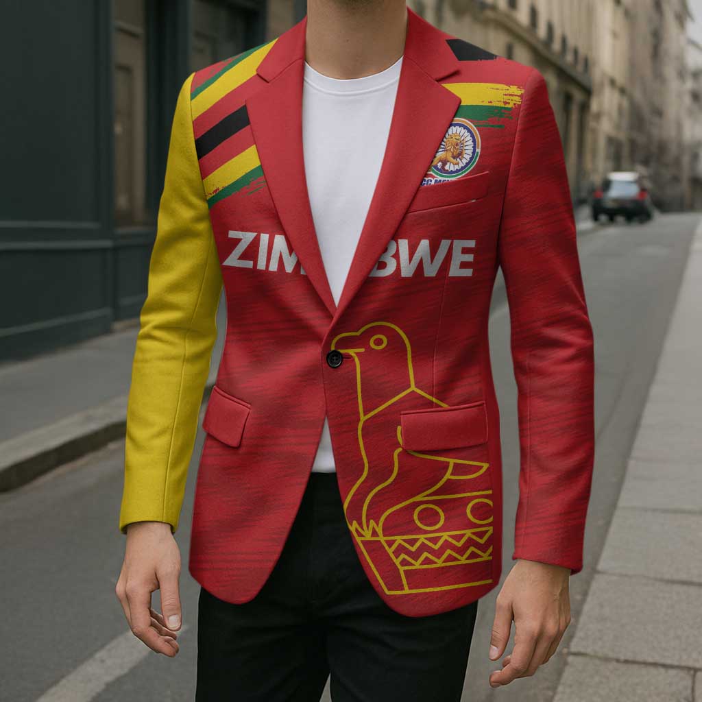 Custom Zimbabwe Cricket Spirit 2026 Blazer World T20 Edition - Wonder Print Shop