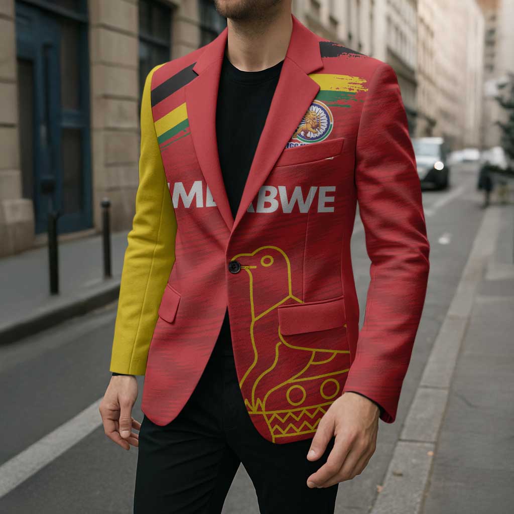 Custom Zimbabwe Cricket Spirit 2026 Blazer World T20 Edition - Wonder Print Shop