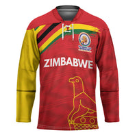 Custom Zimbabwe Cricket Spirit 2026 Hockey Jersey World T20 Edition - Wonder Print Shop