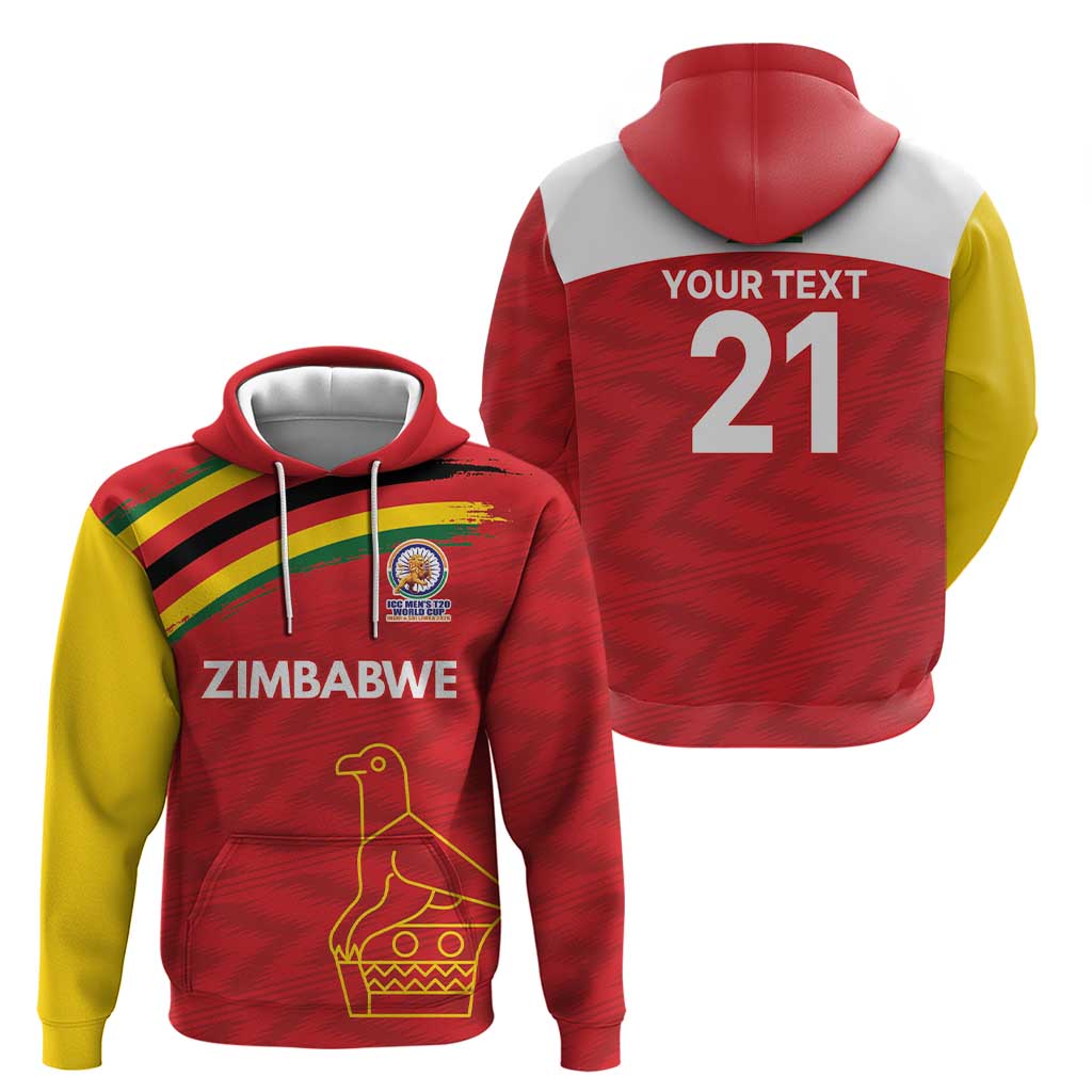 Custom Zimbabwe Cricket Spirit 2026 Hoodie World T20 Edition - Wonder Print Shop