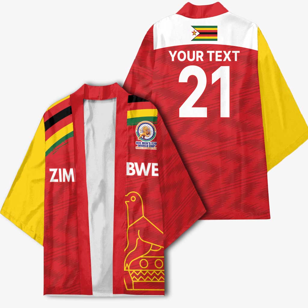 Custom Zimbabwe Cricket Spirit 2026 Kimono World T20 Edition - Wonder Print Shop