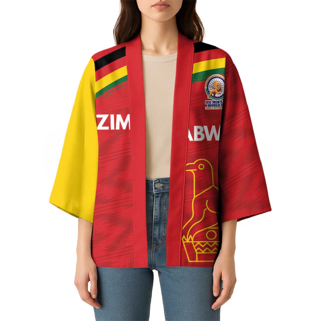Custom Zimbabwe Cricket Spirit 2026 Kimono World T20 Edition - Wonder Print Shop