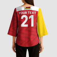 Custom Zimbabwe Cricket Spirit 2026 Kimono Sleeve Blouse World T20 Edition - Wonder Print Shop