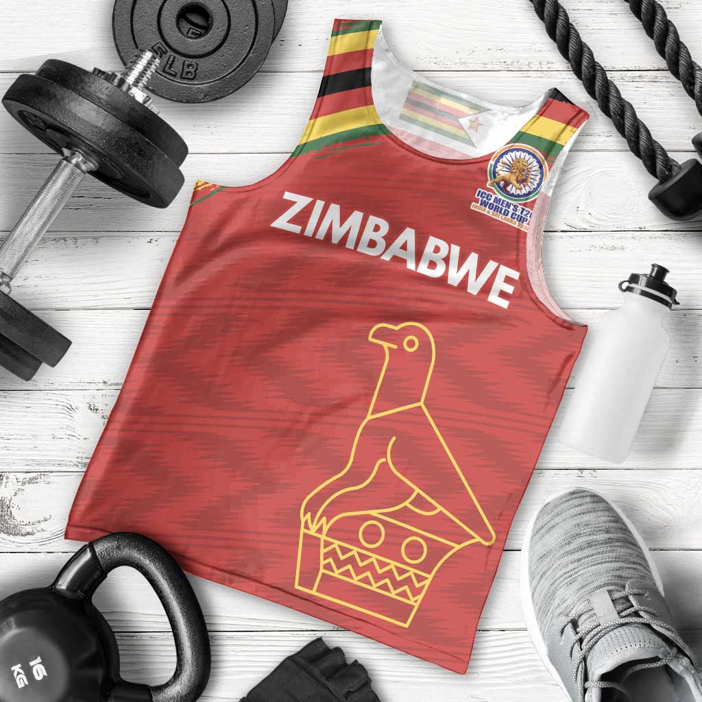 Custom Zimbabwe Cricket Spirit 2026 Men Tank Top World T20 Edition - Wonder Print Shop