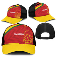Zimbabwe Cricket Spirit 2026 Mesh Trucker Cap World T20 Edition - Wonder Print Shop