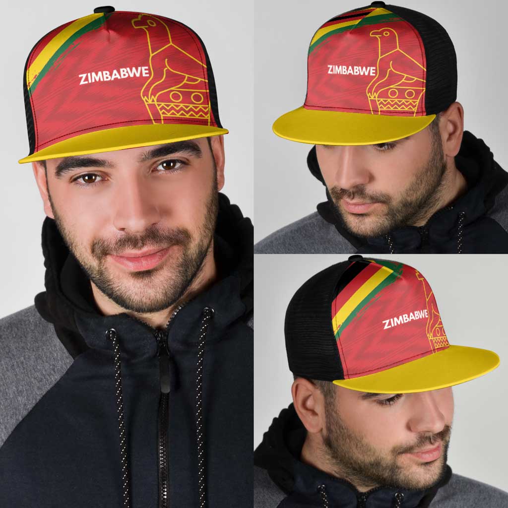 Zimbabwe Cricket Spirit 2026 Mesh Trucker Cap World T20 Edition - Wonder Print Shop