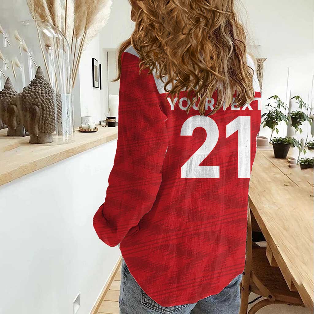 Custom Zimbabwe Cricket Spirit 2026 Women Casual Shirt World T20 Edition - Wonder Print Shop