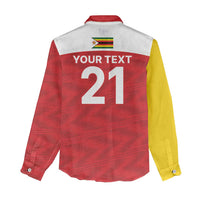 Custom Zimbabwe Cricket Spirit 2026 Women Casual Shirt World T20 Edition - Wonder Print Shop