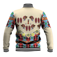 Papua Batik Motif Bird Of Paradise and Native Papuan Shield Baseball Jacket LT9 - Wonder Print Shop