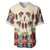 Papua Batik Motif Bird Of Paradise and Native Papuan Shield Baseball Jersey LT9 - Wonder Print Shop