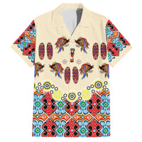 Papua Batik Motif Bird Of Paradise and Native Papuan Shield Hawaiian Shirt - Wonder Print Shop