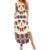 Papua Batik Motif Bird Of Paradise and Native Papuan Shield Summer Maxi Dress - Wonder Print Shop