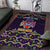 Come At Me Breaux Crawfish Beads Area Rug Mardi Gras Carnival