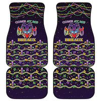 Come At Me Breaux Crawfish Beads Car Mats Mardi Gras Carnival