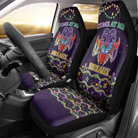 Come At Me Breaux Crawfish Beads Car Seat Cover Mardi Gras Carnival